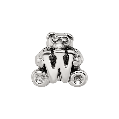 Sterlingsilber Reflections Kinder Buchstabe W Perle