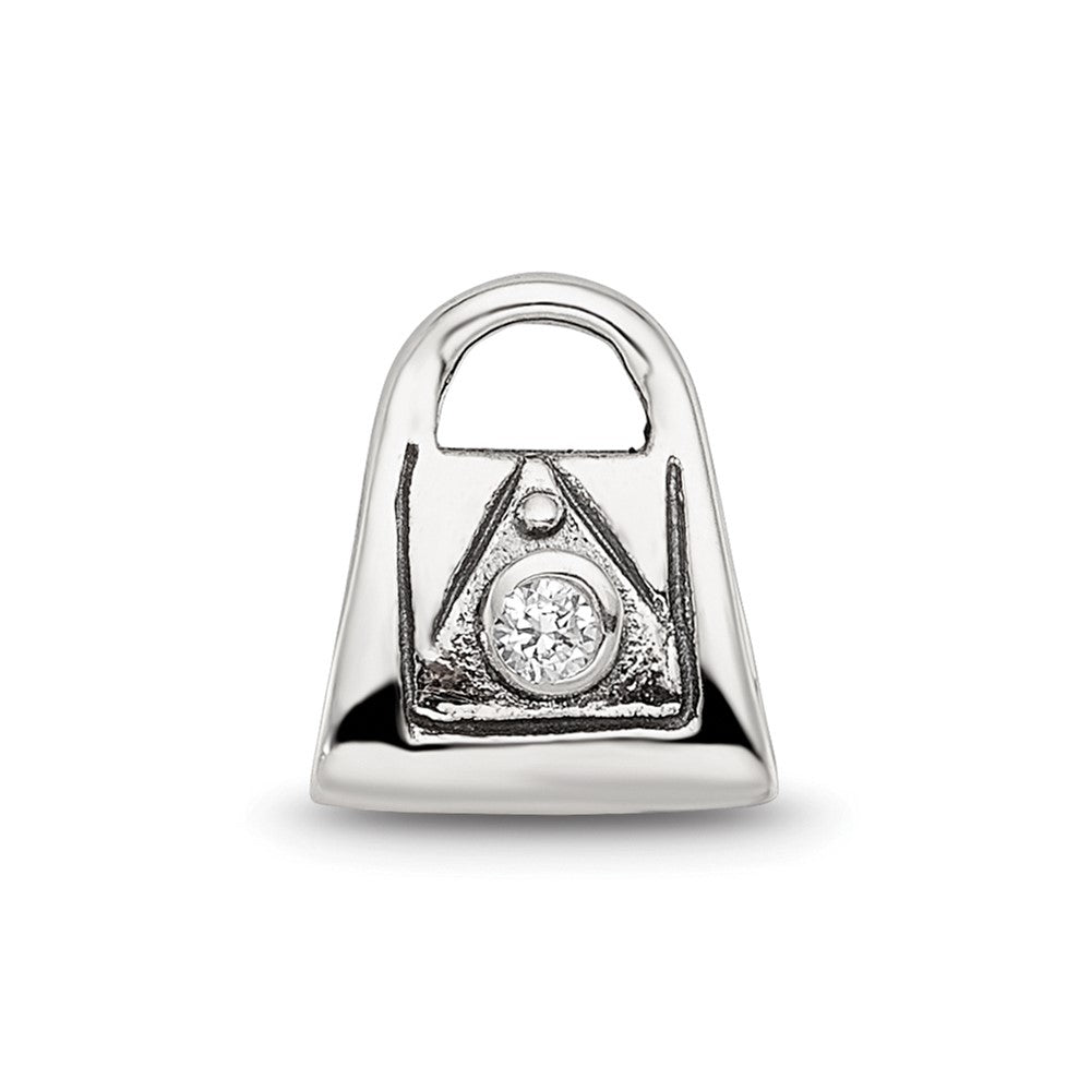 Sterlingsilber Reflections Kinder Zirkonia Handbag Perle