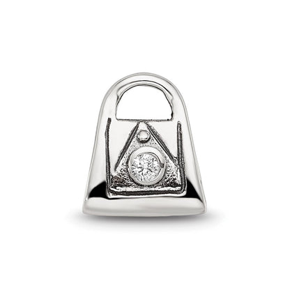 Sterlingsilber Reflections Kinder Zirkonia Handbag Perle