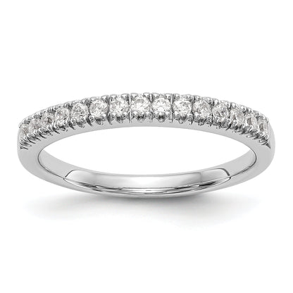 14K Weißgold Diamant-Trauring