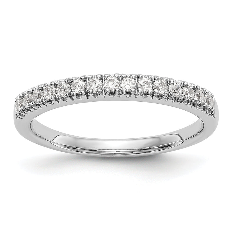 14K Weißgold Diamant-Ehering