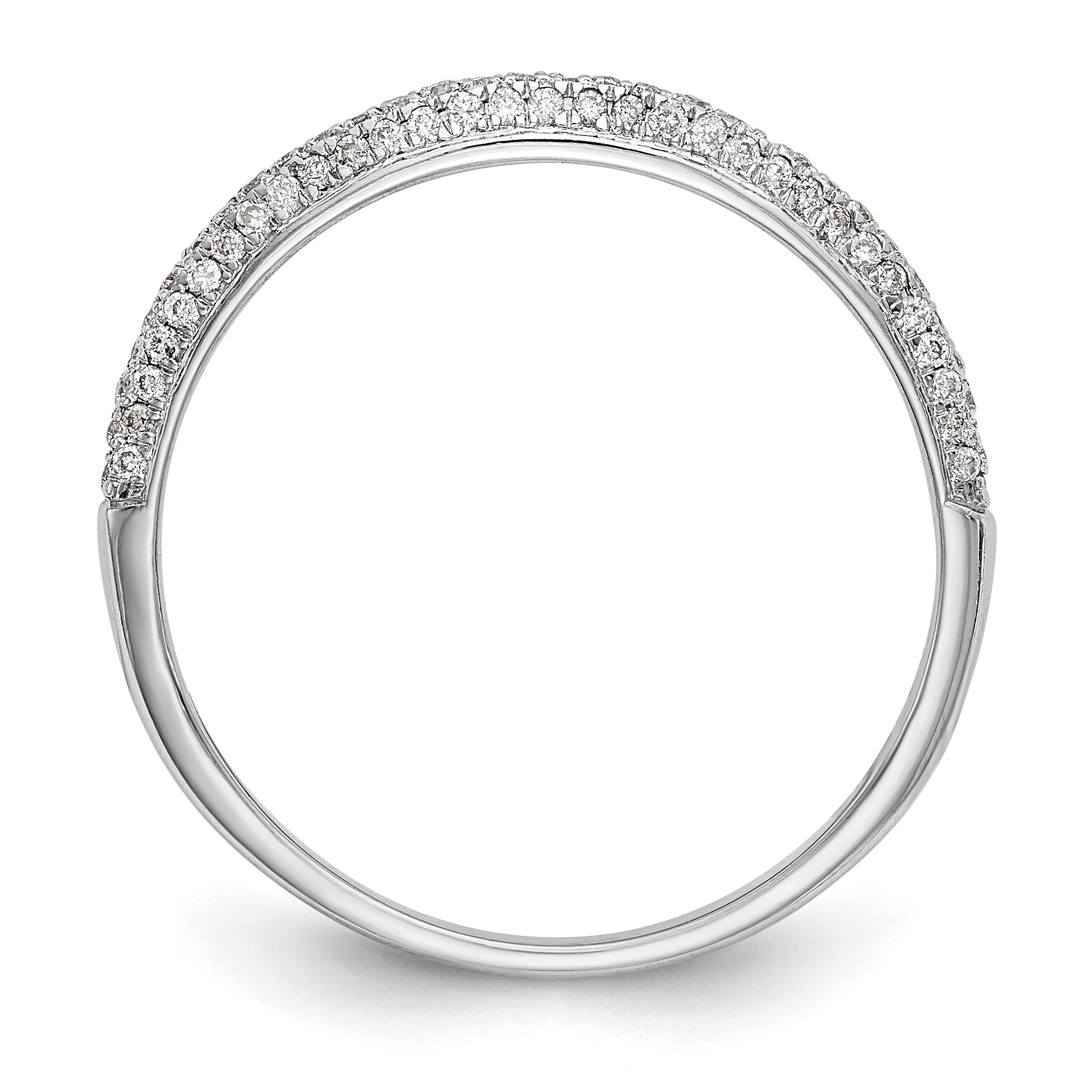 14K Weißgold Verlobungsring mit rundem simuliertem Diamanten und Halo