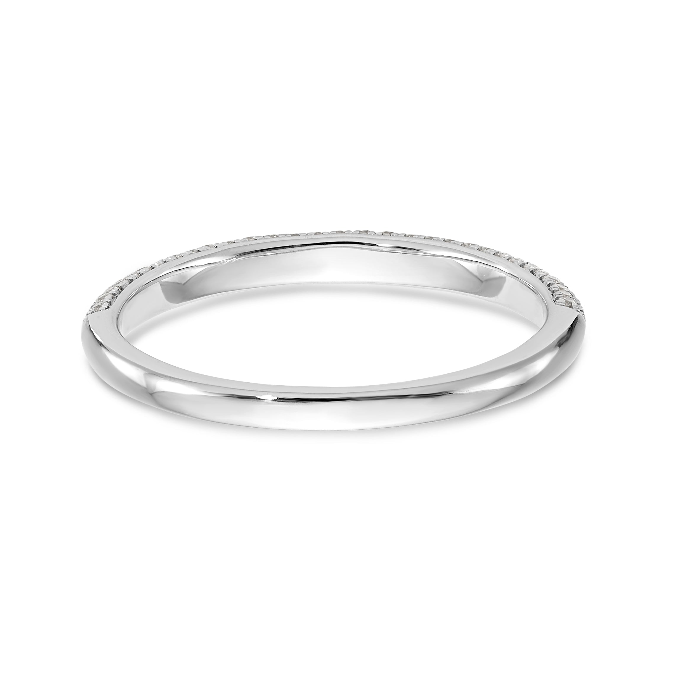 14K Weißgold Verlobungsring mit rundem simuliertem Diamanten und Halo