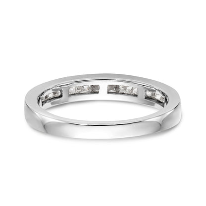 14K Weißgold Diamant-Trauring
