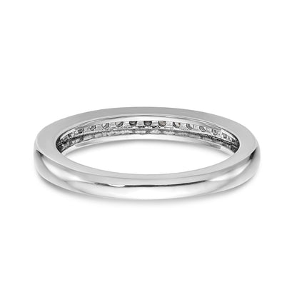 14K Weißgold Diamant-Ehering