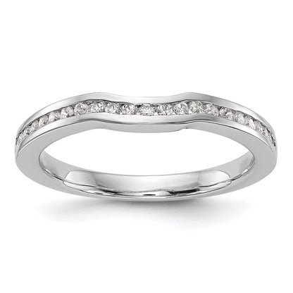 14K Weißgold Diamant-Ehering
