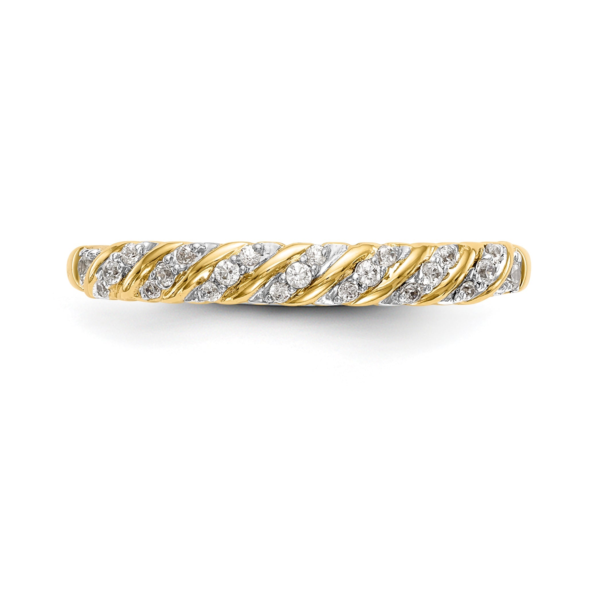 14K Diamant-Ehering