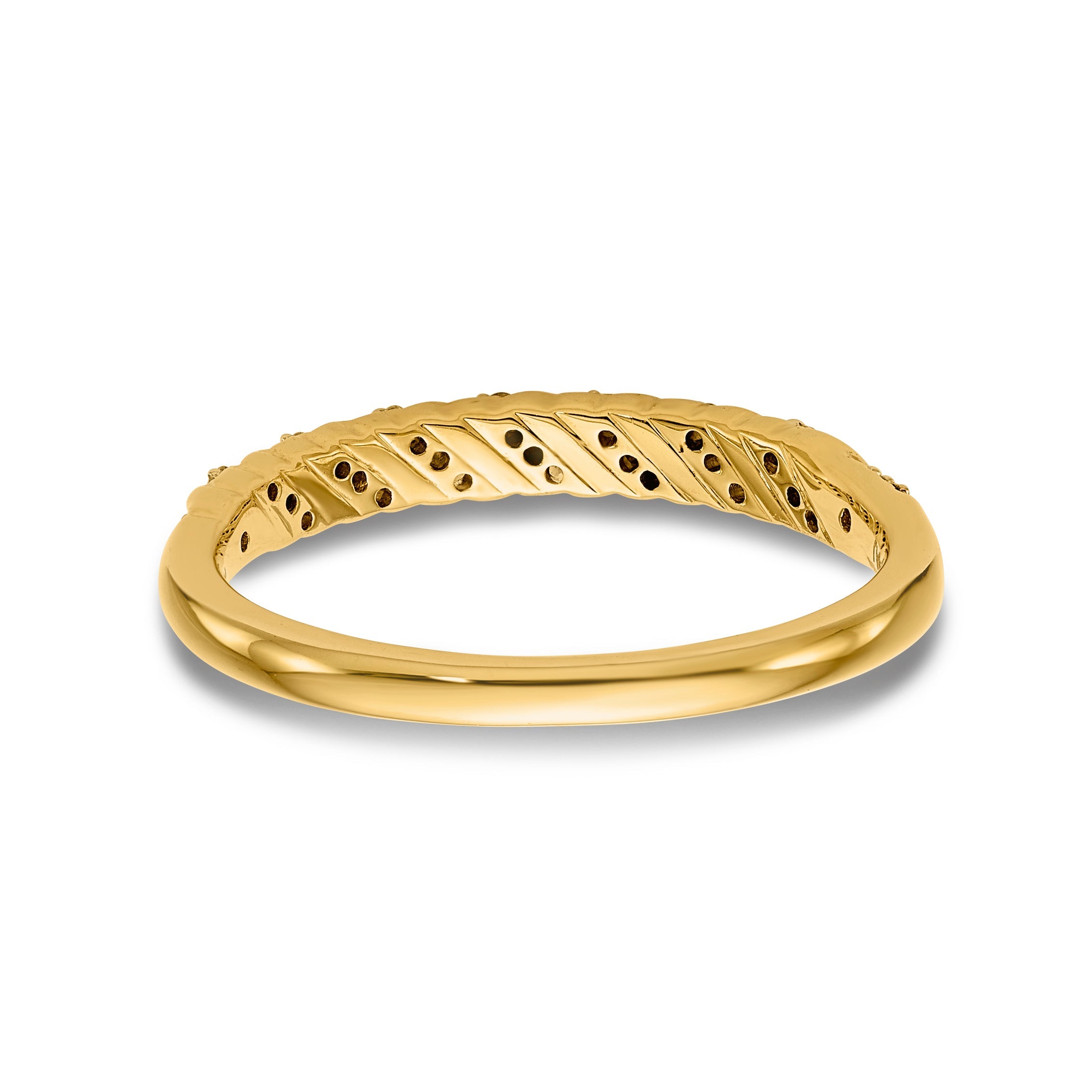 14K Diamant-Ehering