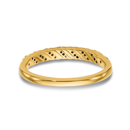 14K Diamant-Ehering