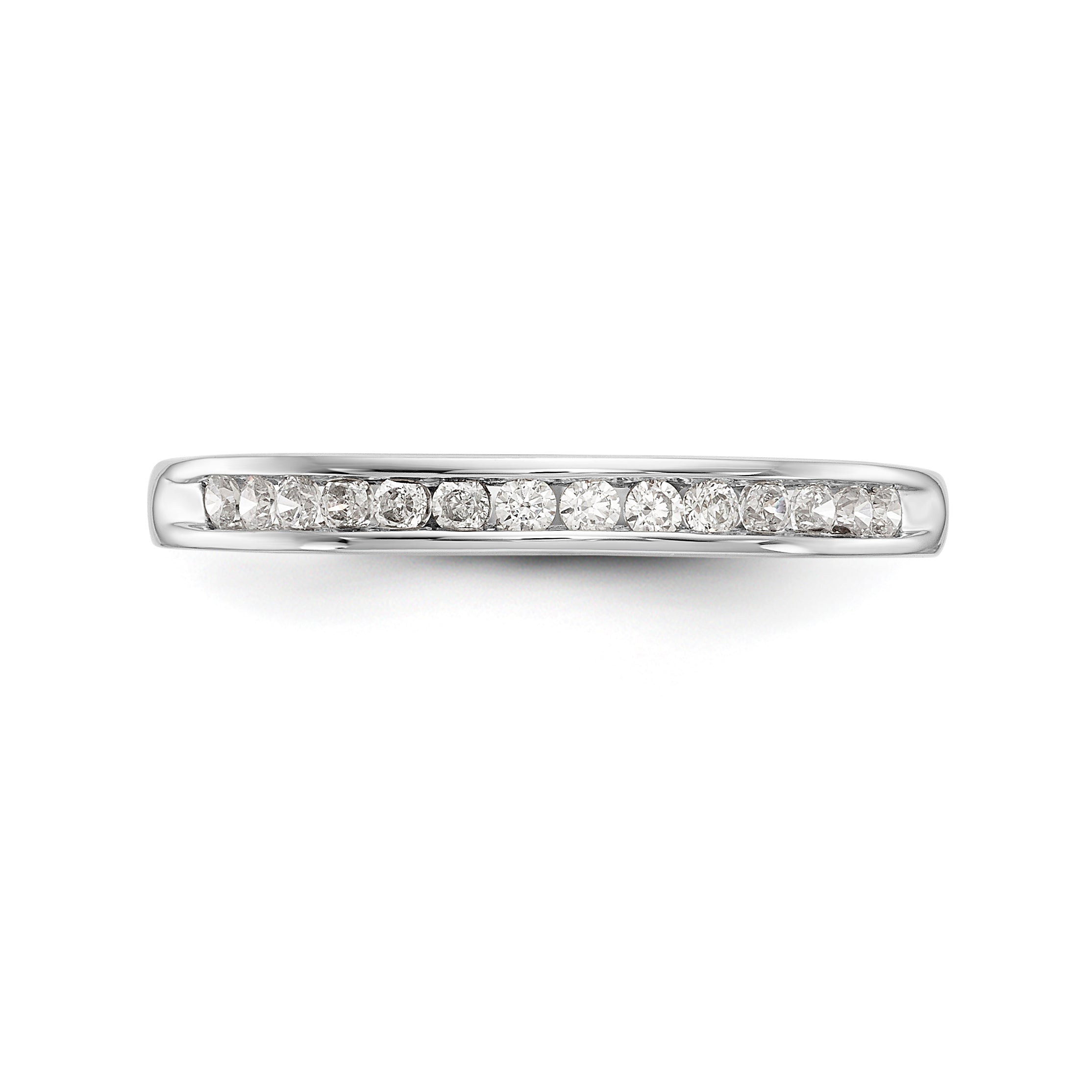 14K Weißgold Verlobungsring mit simuliertem Diamanten