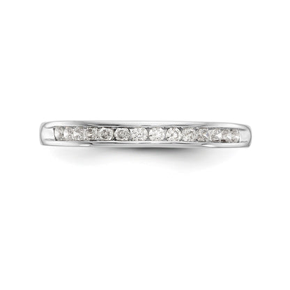 14K Weißgold Verlobungsring mit simuliertem Diamanten