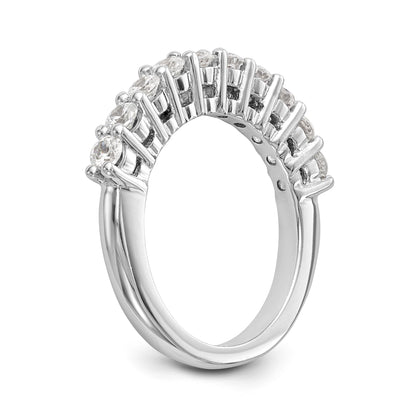 14K Weißgold Diamant-Verlobungsring mit Krappenfassung