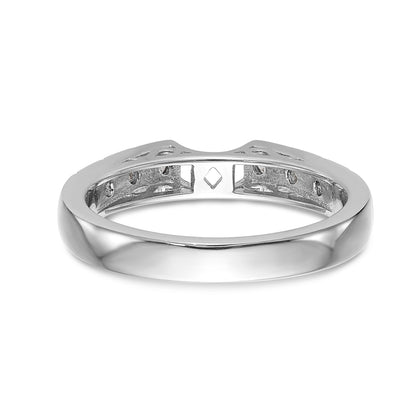 14K Weißgold Diamant-Verlobungsring mit Krappenfassung