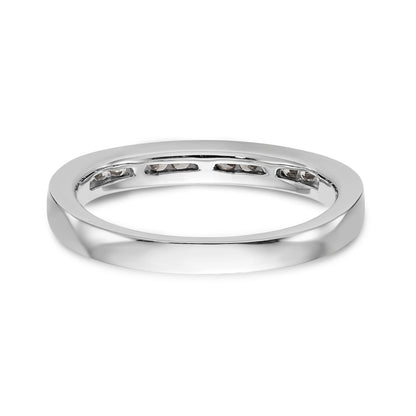 14K Weißgold Diamant-Ehering