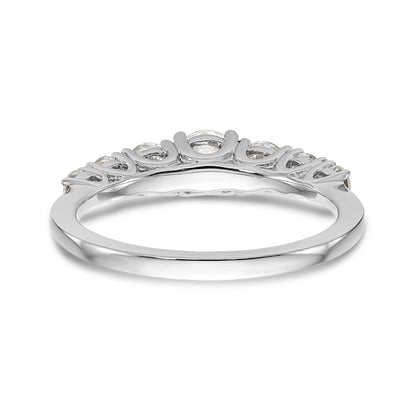14K Weißgold Verlobungsring mit simuliertem Diamant