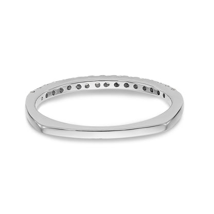 14K Weißgold Diamant-Ehering