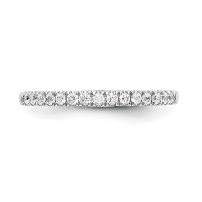 14K Weißgold Diamant-Ehering