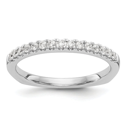 14K Weißgold Diamant-Ehering