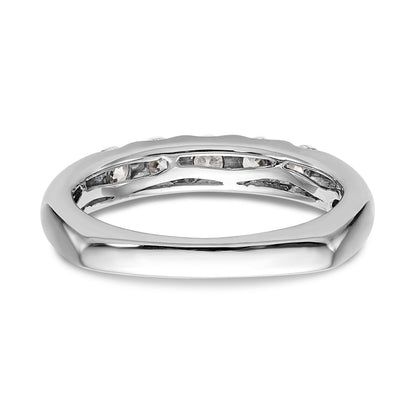 14K Weißgold Diamant-Trauring