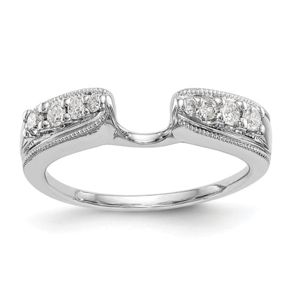 585 Weißgold Diamant-Wickelring