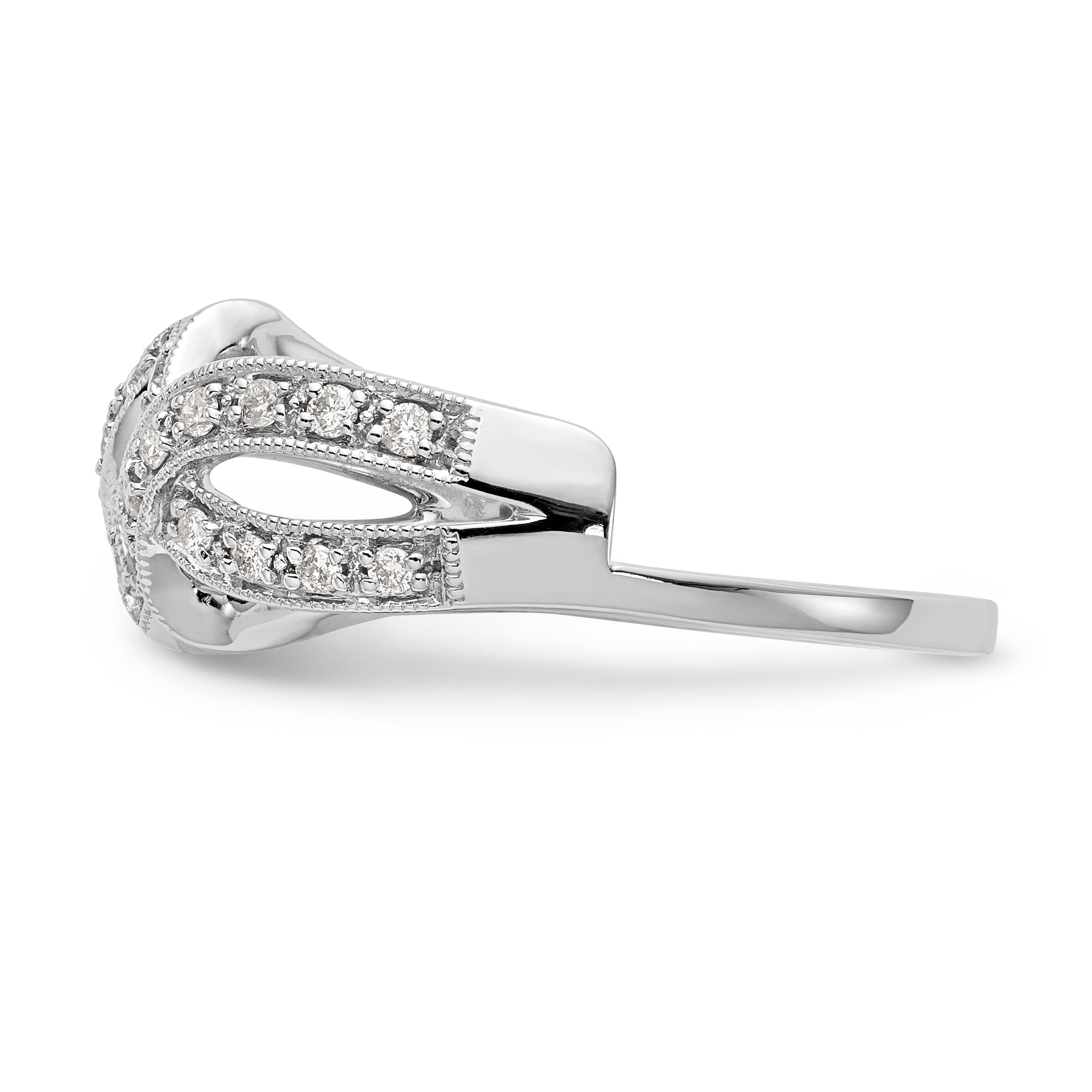 585 Weißgold Diamant-Wrapring
