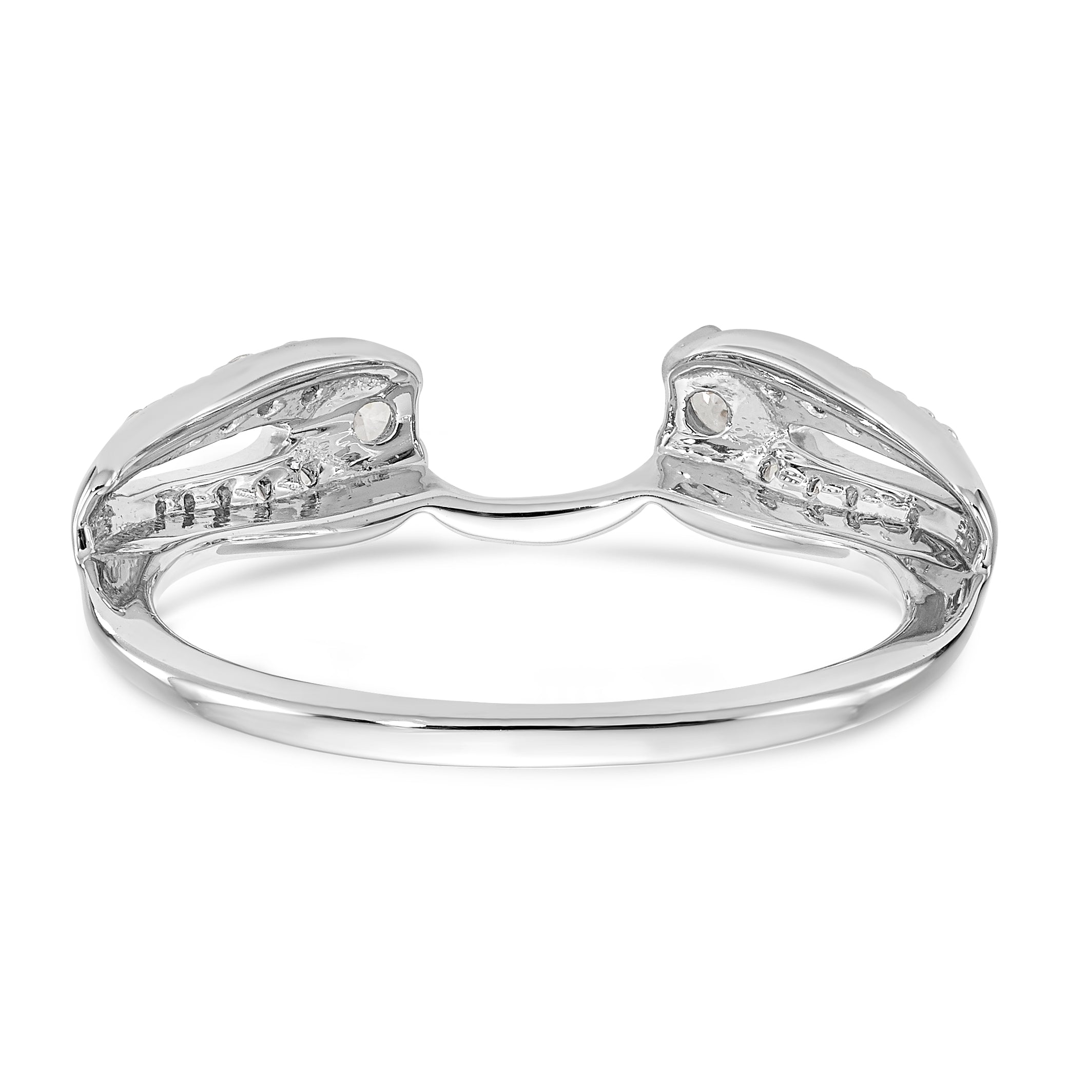 585 Weißgold Diamant-Wrapring