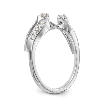 585 Weißgold Diamant-Wrapring