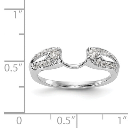 585 Weißgold Diamant-Wrapring