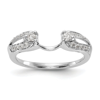585 Weißgold Diamant-Wrapring