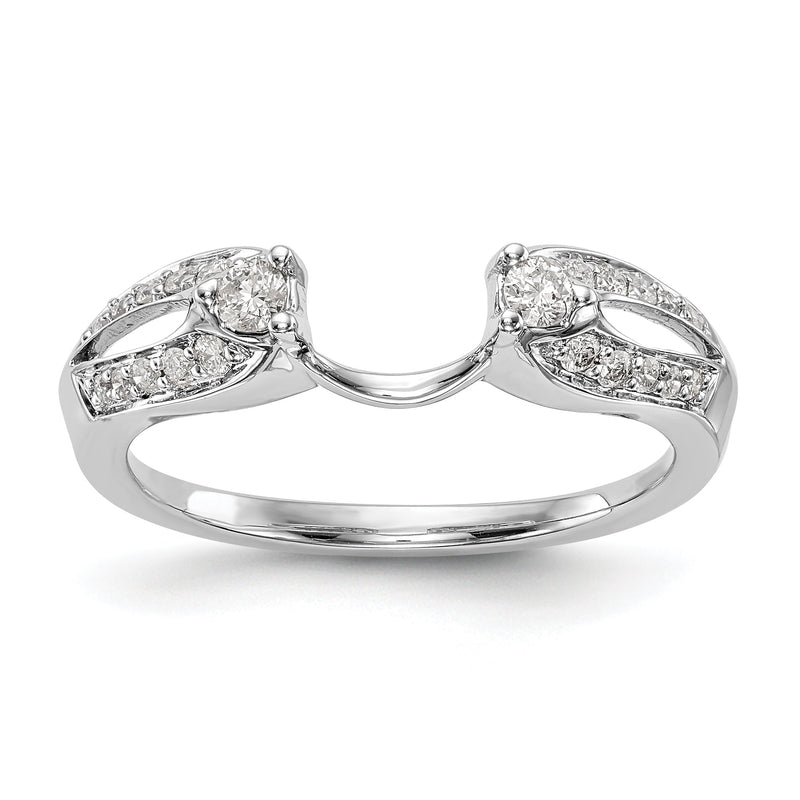 585 Weißgold Diamant-Wrapring