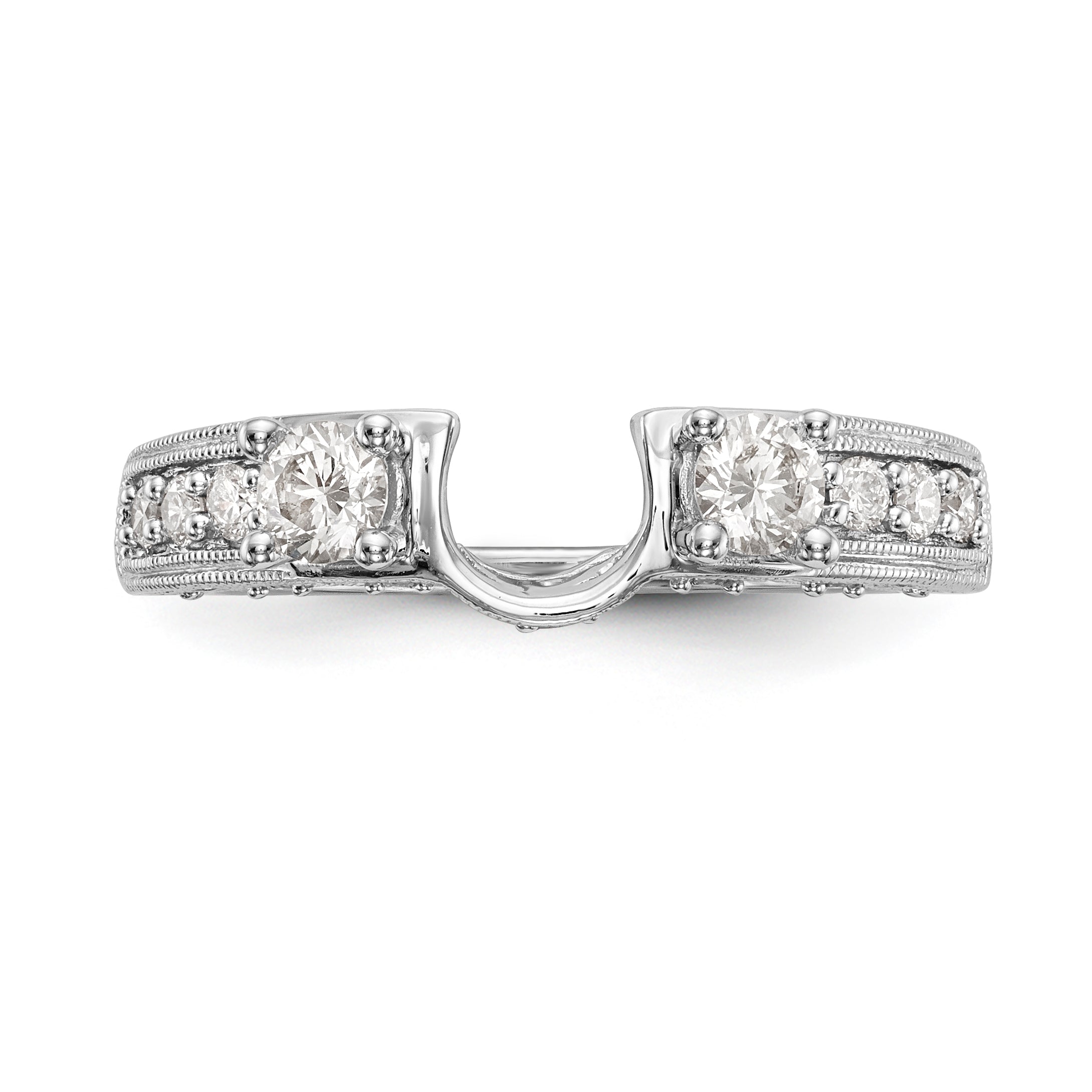 14K Weißgold Diamant-Wrap