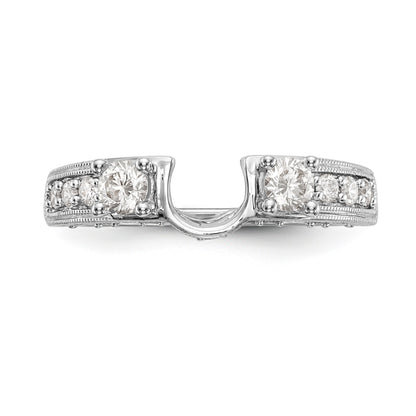 14K Weißgold Diamant-Wrap
