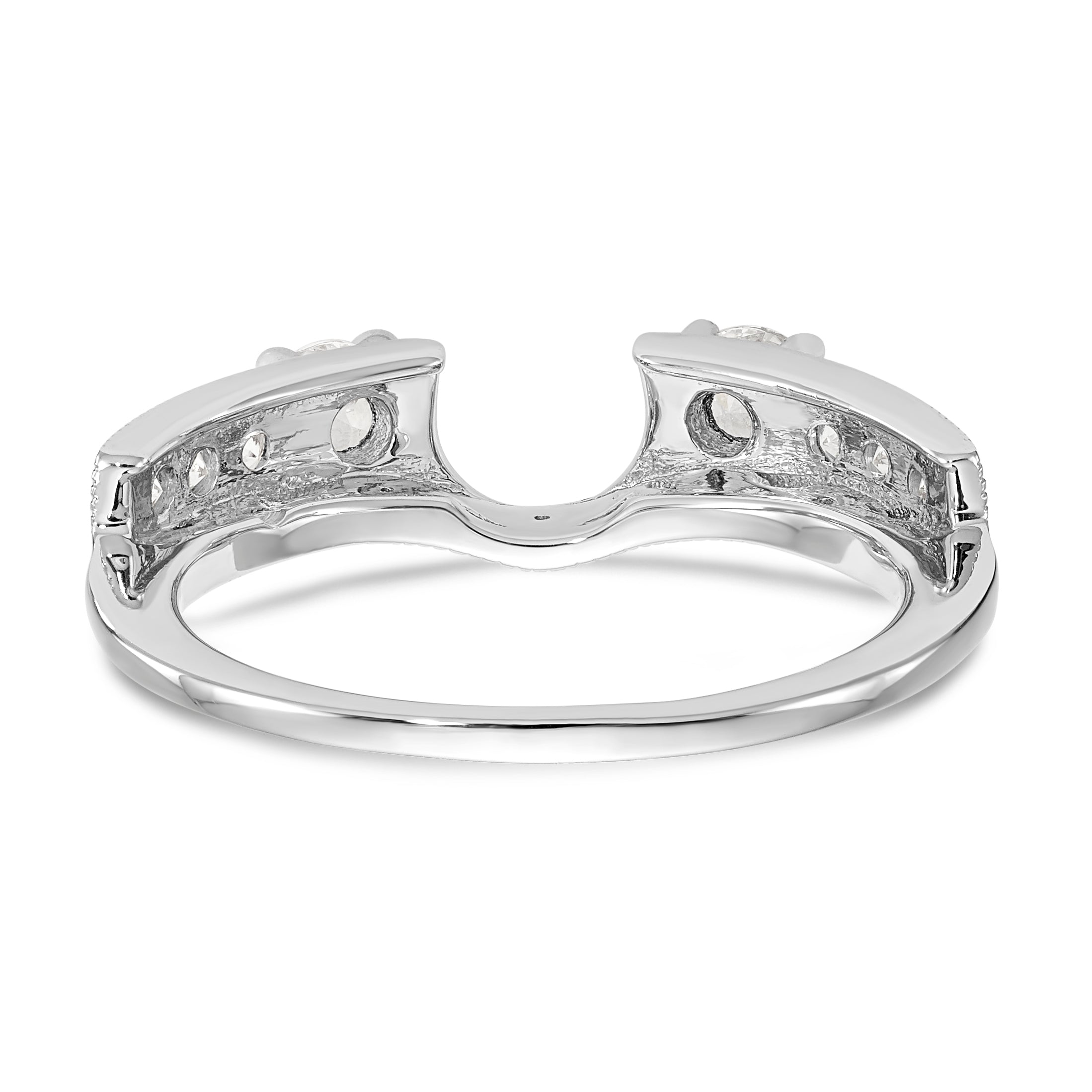14K Weißgold Diamant-Wrap