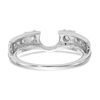 14K Weißgold Diamant-Wrap