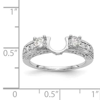 14K Weißgold Diamant-Wrap