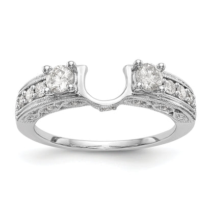 14K Weißgold Diamant-Wrap