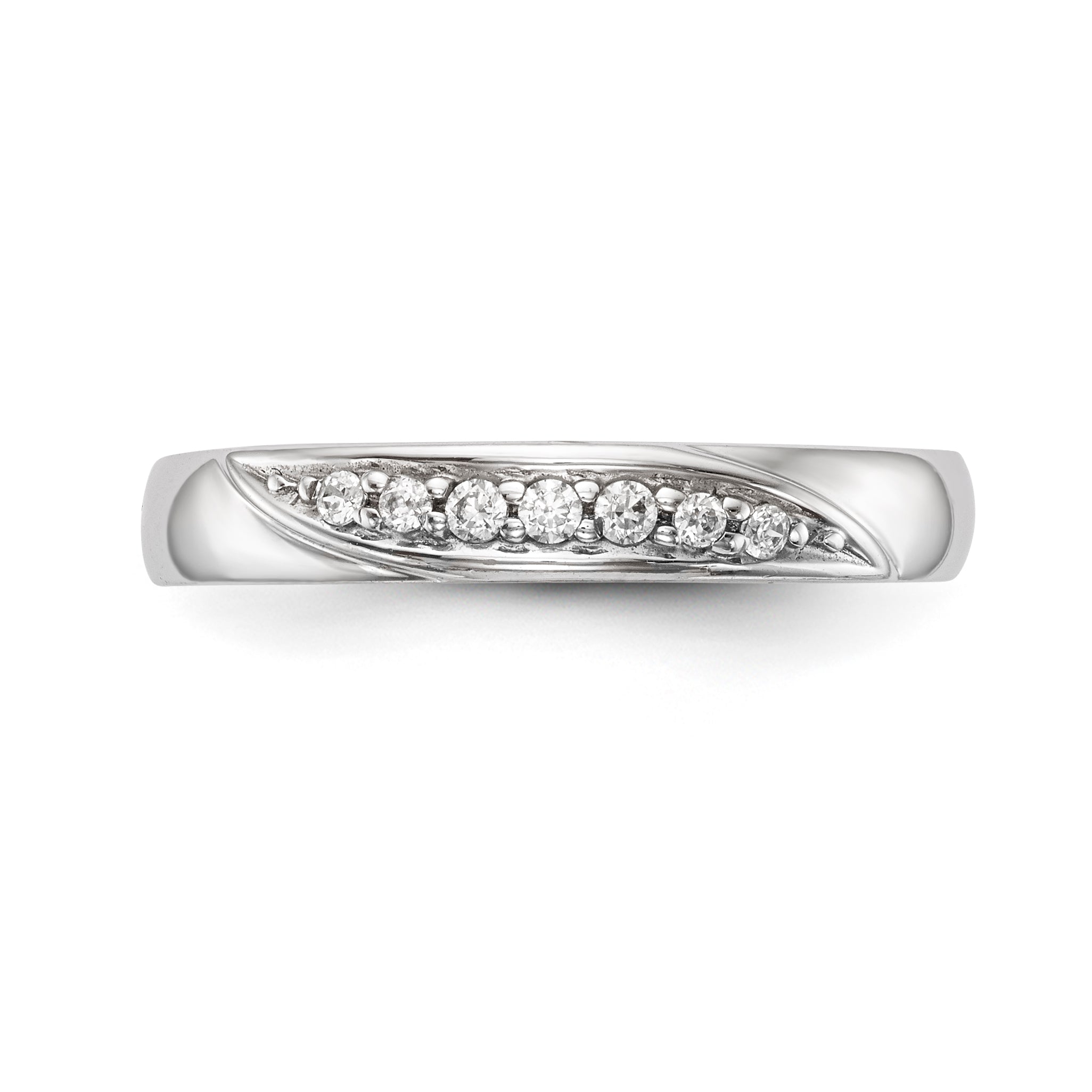 14K Weißgold Trio Diamant-Ringset für Damen, komplett
