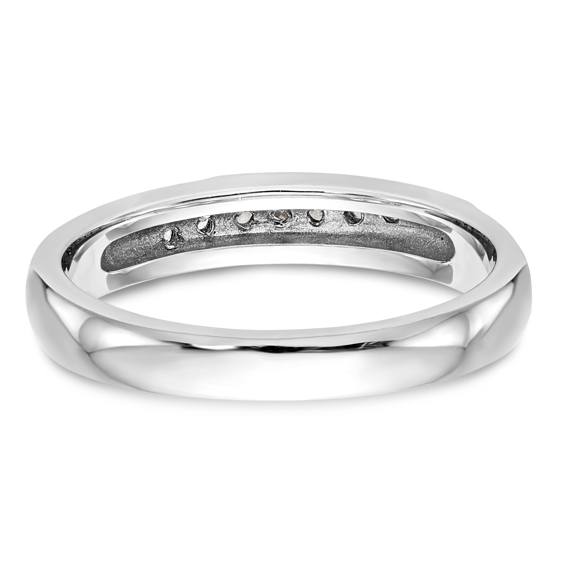 14K Weißgold Trio Diamant-Ringset für Damen, komplett
