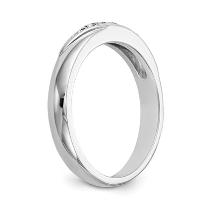 14K Weißgold Trio Diamant-Ringset für Damen, komplett