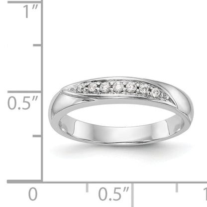 14K Weißgold Trio Diamant-Ringset für Damen, komplett