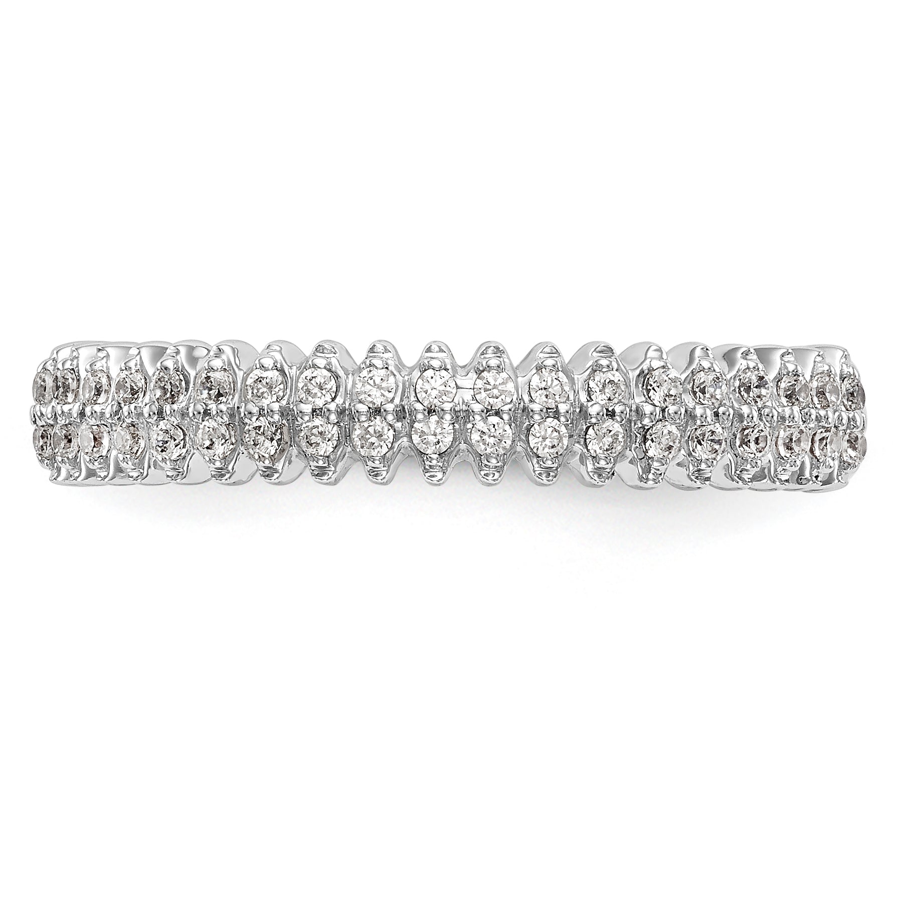 14K Weißgold Diamant-Armband