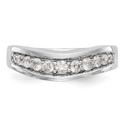 14K Weißgold Diamant-Ring