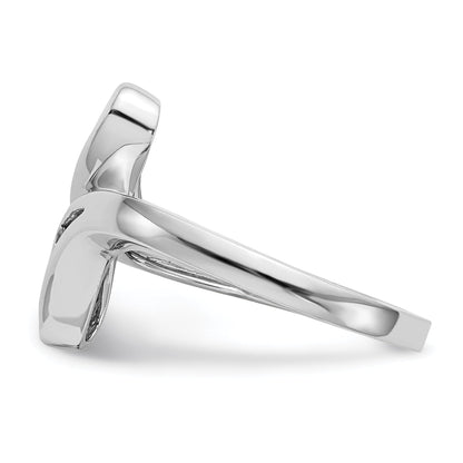 14K Weißgold Diamant-Ring