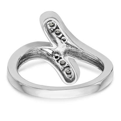 14K Weißgold Diamant-Ring