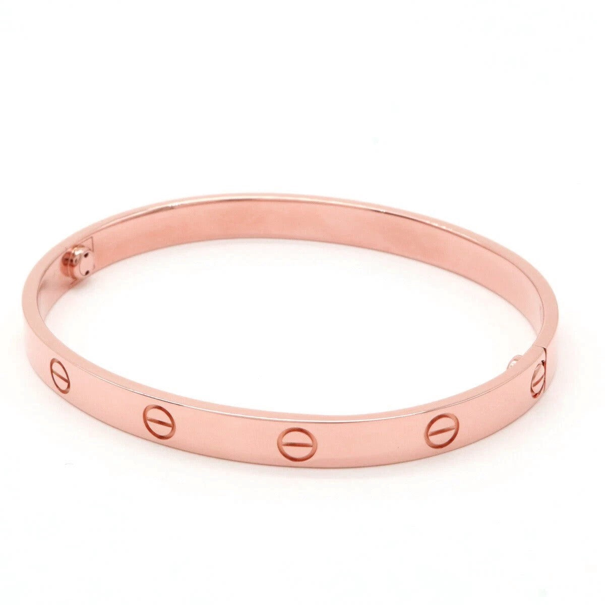 Designer Inspired Gebürstet Liebe Armreif Armband Classic Model Screw Verschluss