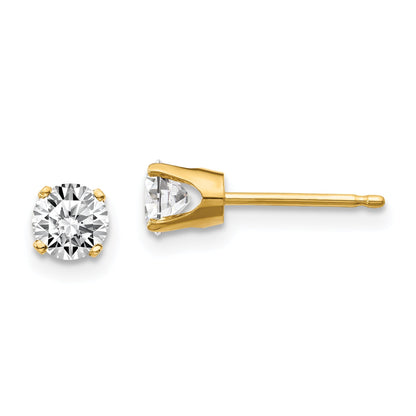 14 Kt. 0,70 ct. I1 J-K Diamant-Ohrstecker mit Steckverschluss