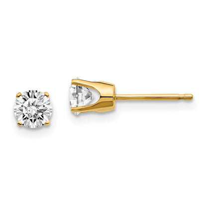 14 Karat 0,75 ct. I1 J K Diamant-Ohrstecker mit Steckverschluss