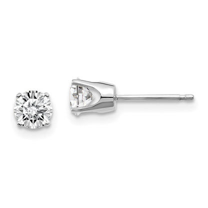 14K Weißgold 0,75 ct. I1 J-K Diamant-Ohrstecker mit Steckverschluss