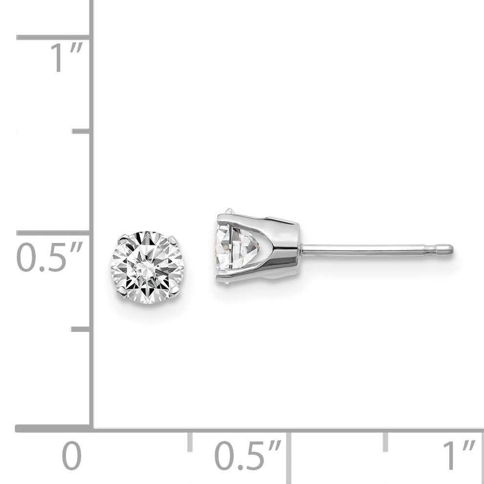 14K Diamant-Ohrstecker, 0,85 ct., I1, J-K, mit Steckverschluss