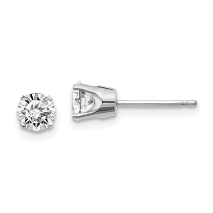 14K Diamant-Ohrstecker, 0,85 ct., I1, J-K, mit Steckverschluss
